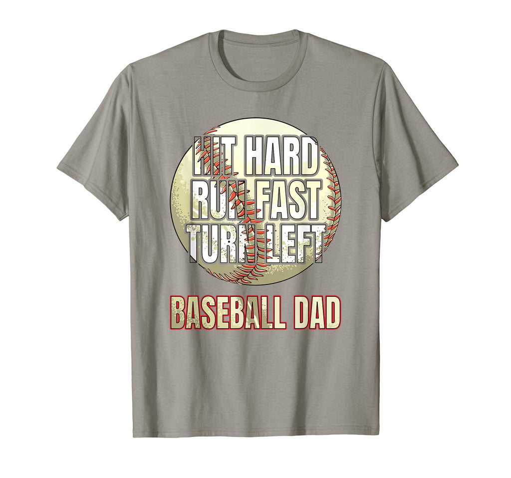 Hit Hard Run Fast Turn Left Funny T-Shirt - Minimalist Print for Adults - T-Shirt, Sweatshirt, Hoodie
