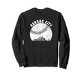 Kansas City Skyline Baseball Kansas Sweatshirt - Graphic Print Men Women - T-Shirt, Sweatshirt, Hoodie