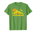 Wyoming Distressed Hiking T-Shirt - Trendy Graphic Unisex - T-Shirt, Sweatshirt, Hoodie