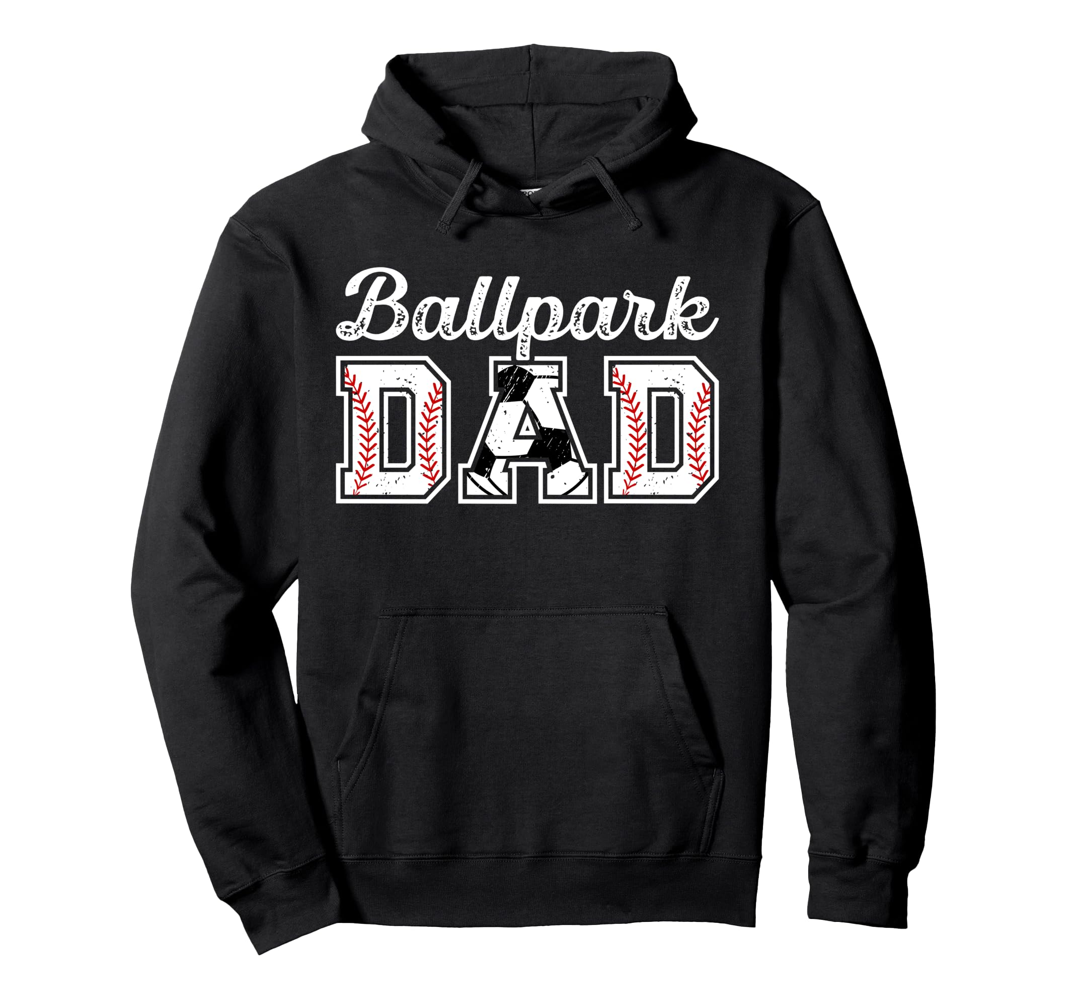 Ballpark Dad Baseball Soccer Dad Ballers Hoodie - Trendy Graphic for Adults - T-Shirt, Sweatshirt, Hoodie