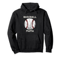 Awesome Baseball Mama Sports Lover Hoodie - Casual Everyday Wear Men Women - T-Shirt, Sweatshirt, Hoodie