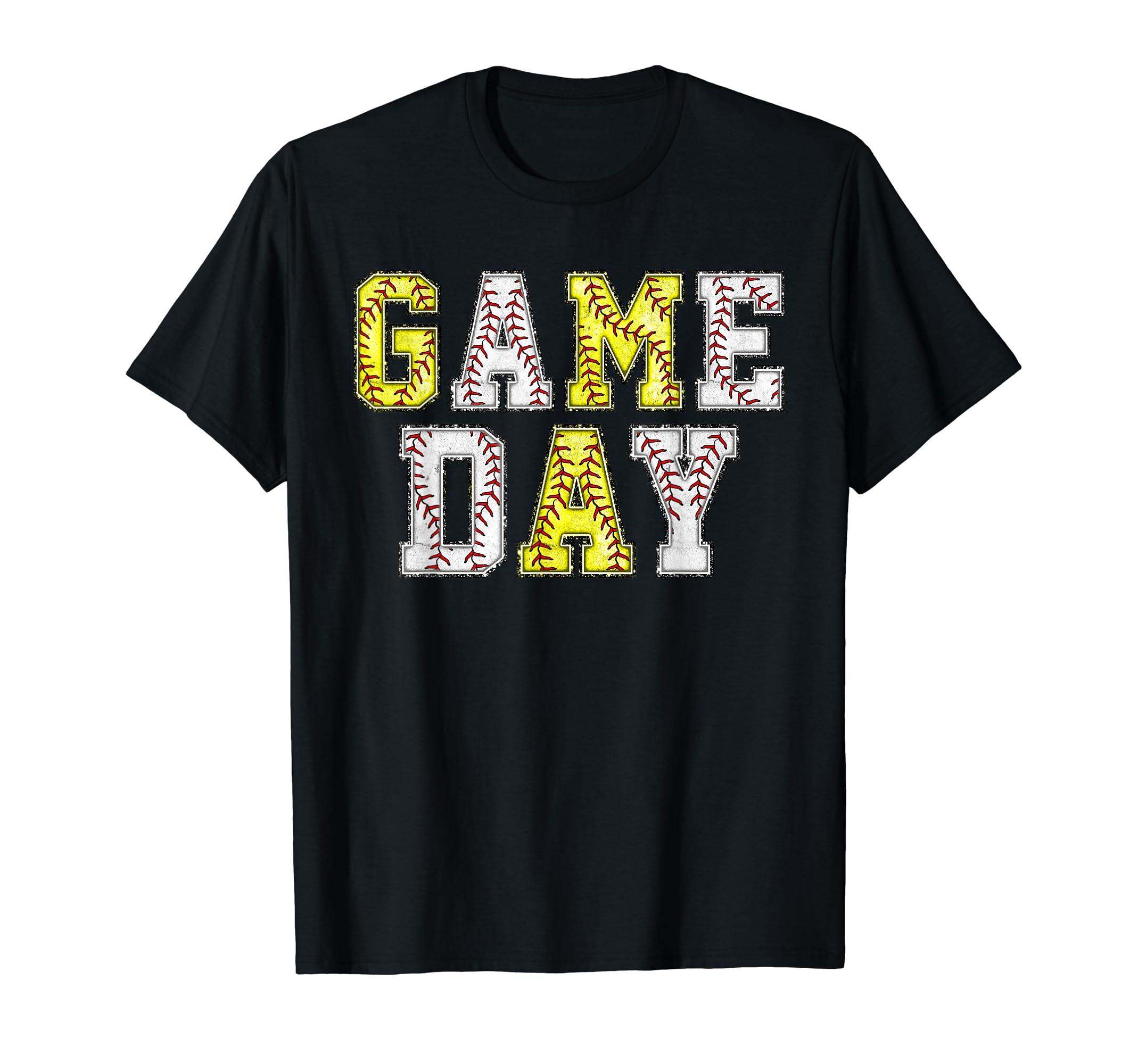 Game Day Baseball Softball Baller Lover T-Shirt - Unique Graphic Men Women - T-Shirt, Sweatshirt, Hoodie