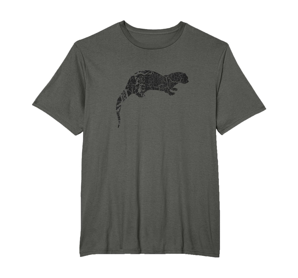 Sea Otter Distressed Sea Otter T-Shirt - Casual Everyday Wear Men Women - T-Shirt, Sweatshirt, Hoodie
