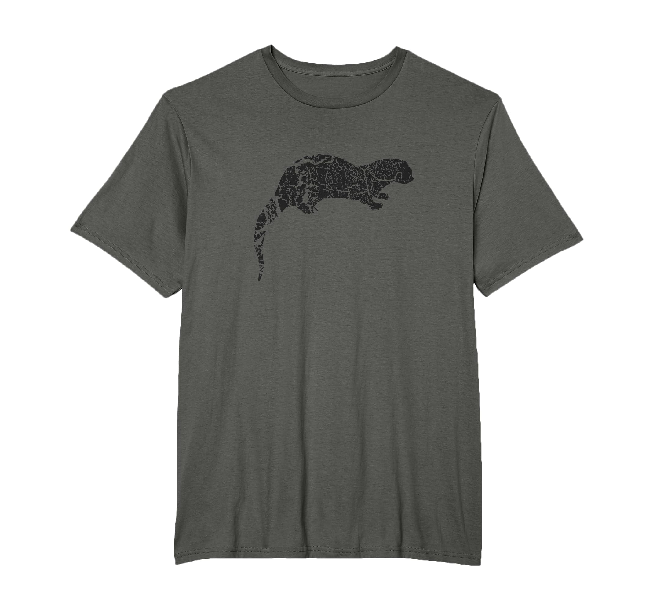 Sea Otter Distressed Sea Otter T-Shirt - Casual Everyday Wear Men Women - T-Shirt, Sweatshirt, Hoodie
