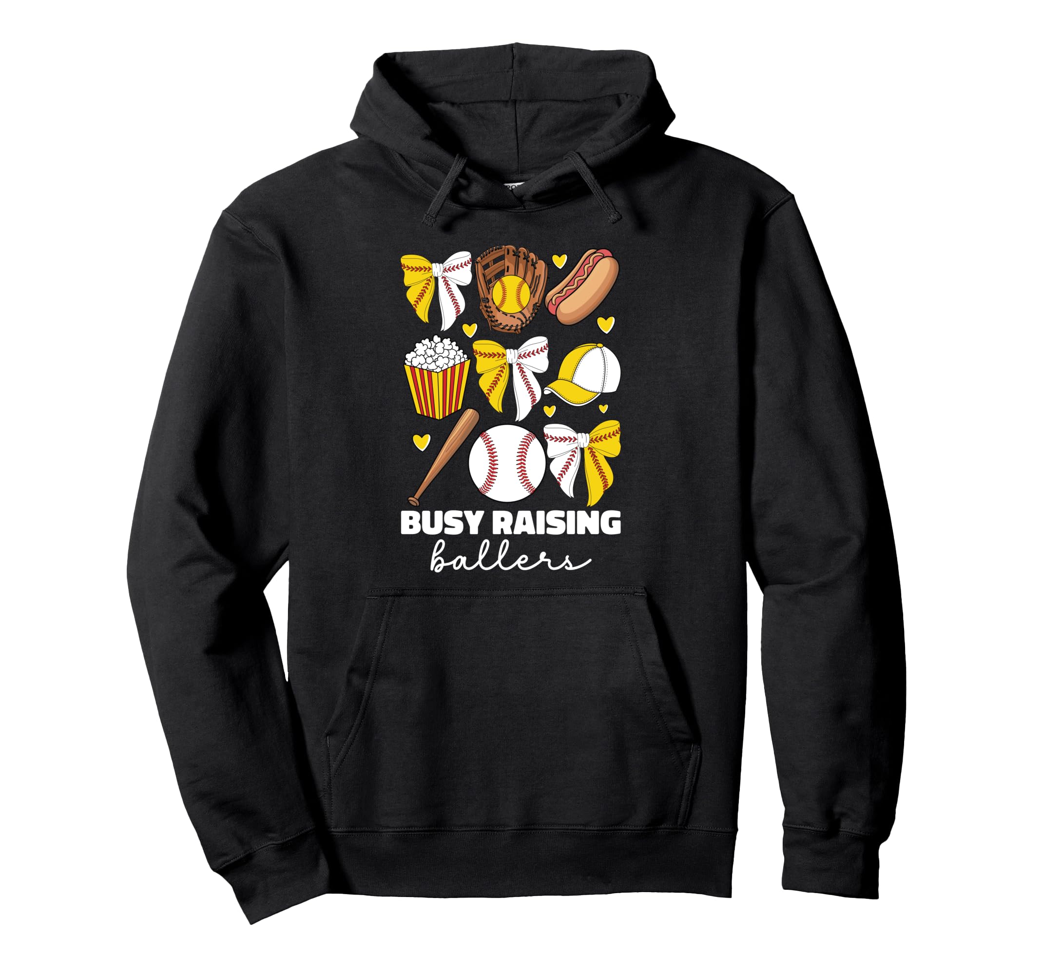 Busy Raising Ballers Baseball And Hoodie - Streetwear Style Men Women - T-Shirt, Sweatshirt, Hoodie
