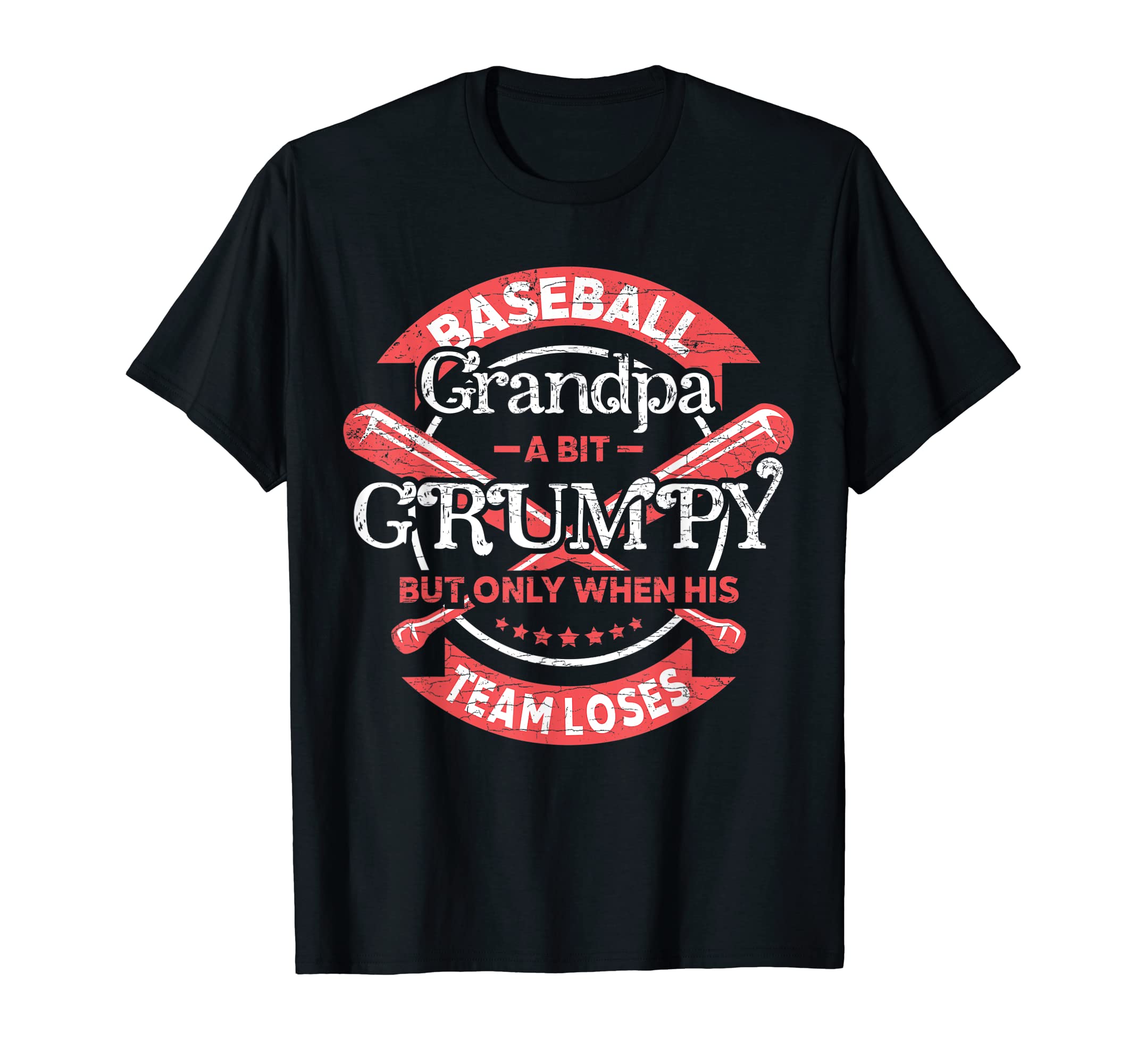 Mens Grandparents Baseball Grandpa T-Shirt - Graphic Print for Adults - T-Shirt, Sweatshirt, Hoodie