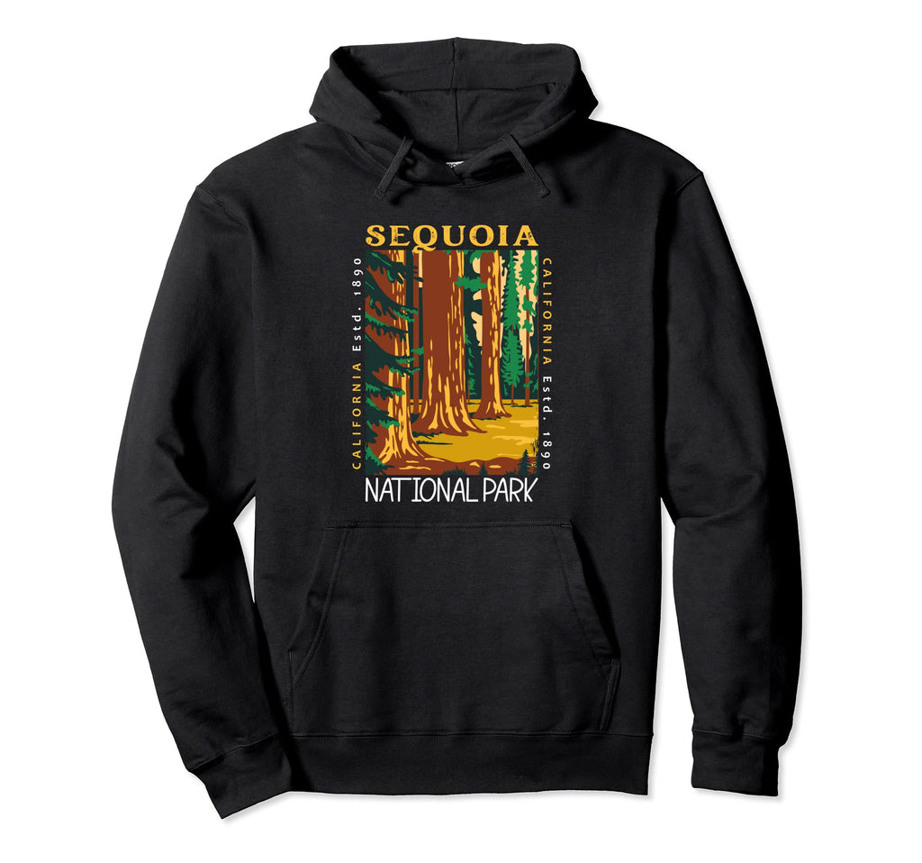 Sequoia National Park California Hoodie - Graphic Print for Adults - T-Shirt, Sweatshirt, Hoodie