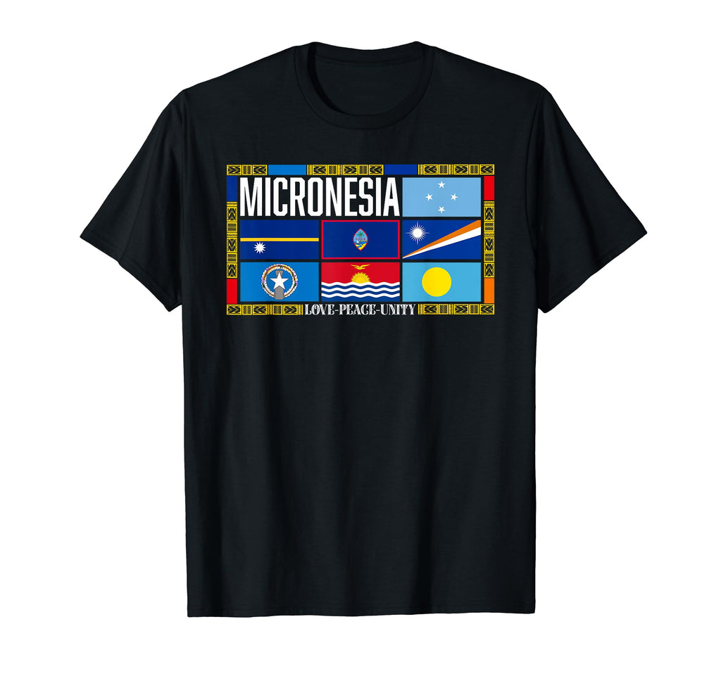 Micronesia Love Peace And Unity T-Shirt - Trendy Graphic for Adults - T-Shirt, Sweatshirt, Hoodie