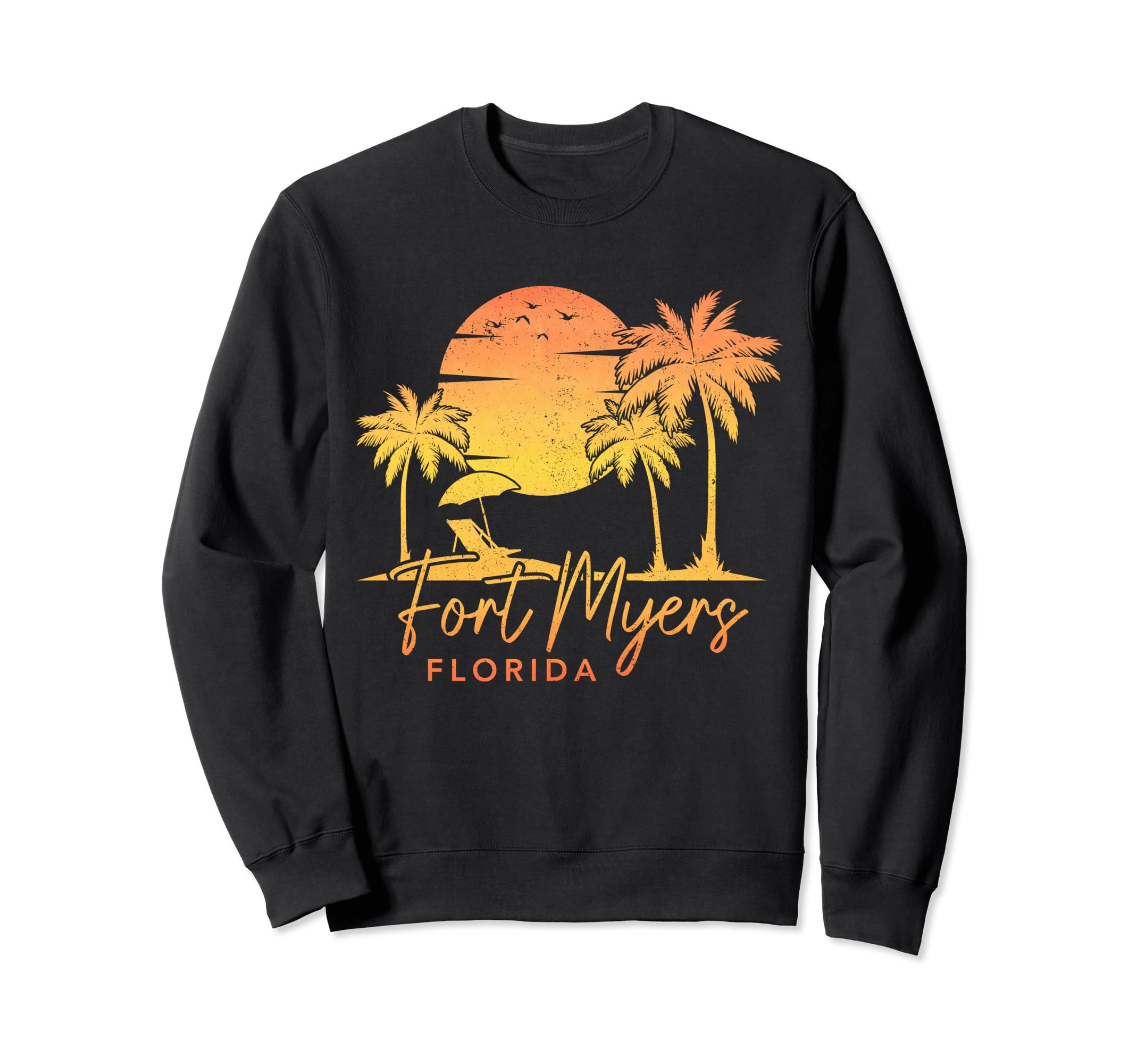 Fort Myers Beach Florida Fl Surf Sweatshirt - Unique Graphic for Adults - T-Shirt, Sweatshirt, Hoodie