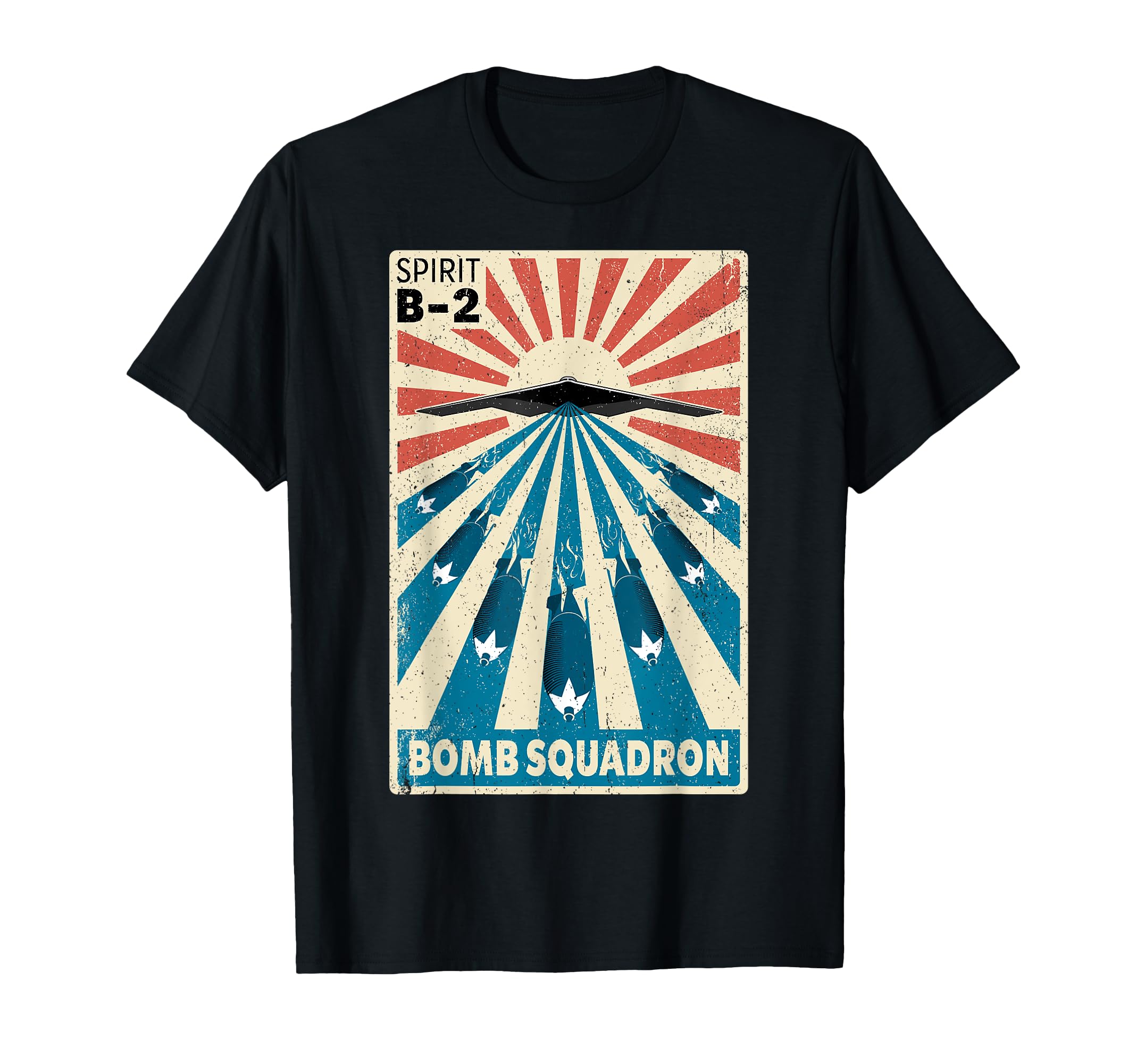 B 2 Spirit Stealth Bomber Bomb Squadron T-Shirt - Unique Graphic for Adults - T-Shirt, Sweatshirt, Hoodie