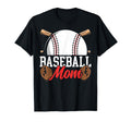 Baseball Fan Mom Mother Baseball Mom T-Shirt - Unique Graphic Men Women - T-Shirt, Sweatshirt, Hoodie