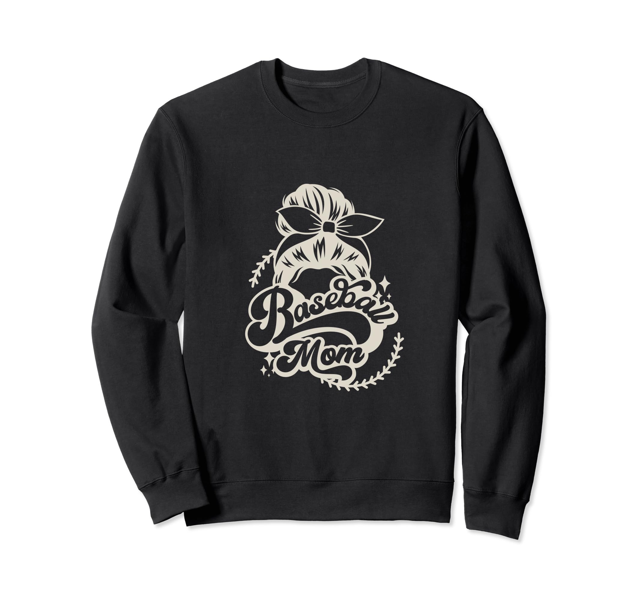 Baseball Mom Sweatshirt - Unique Graphic Men Women - T-Shirt, Sweatshirt, Hoodie