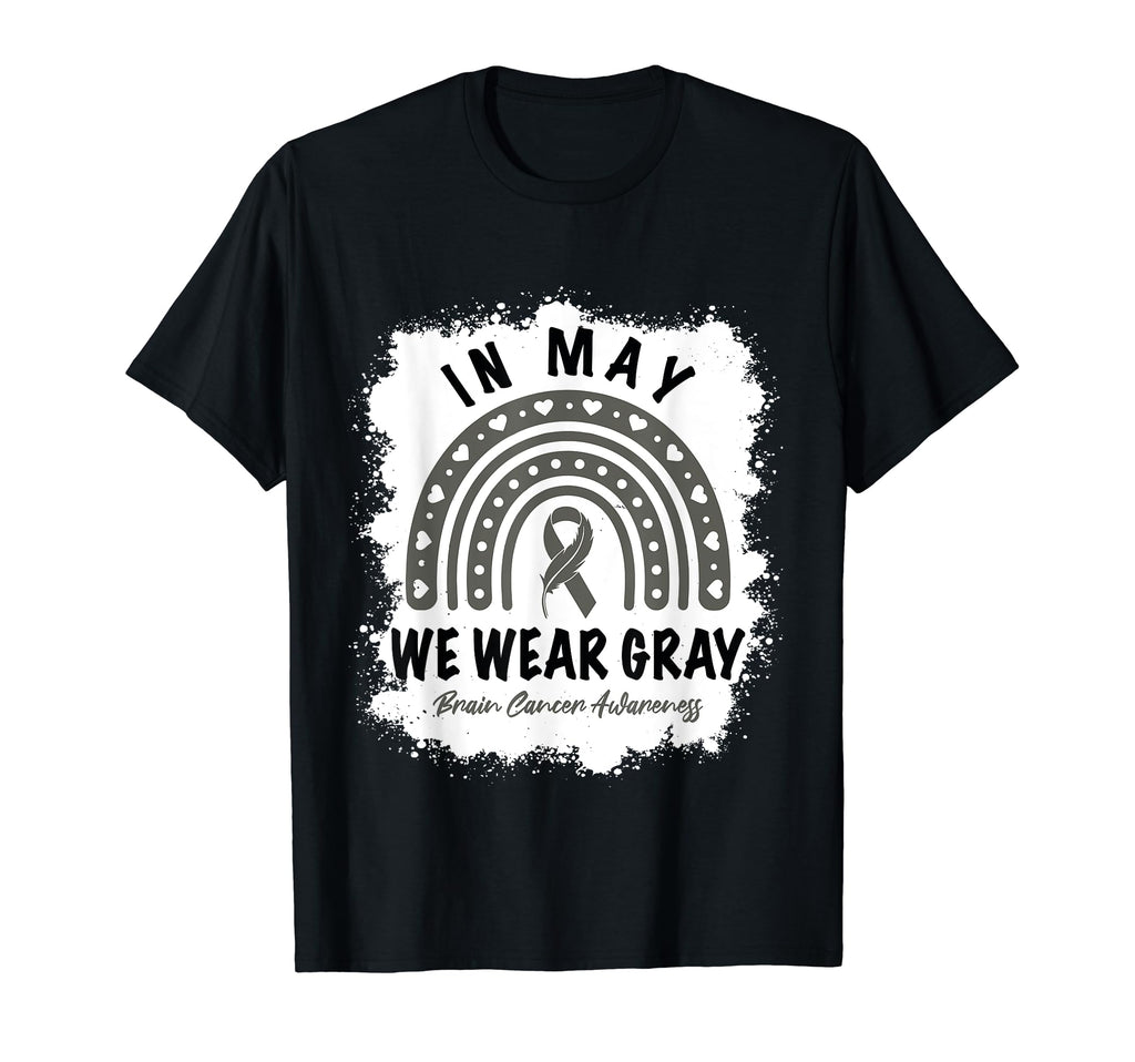 May We Wear Gray Brain Cancer T-Shirt - Aesthetic Graphic for Adults - T-Shirt, Sweatshirt, Hoodie