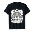 May We Wear Gray Brain Cancer T-Shirt - Aesthetic Graphic for Adults - T-Shirt, Sweatshirt, Hoodie