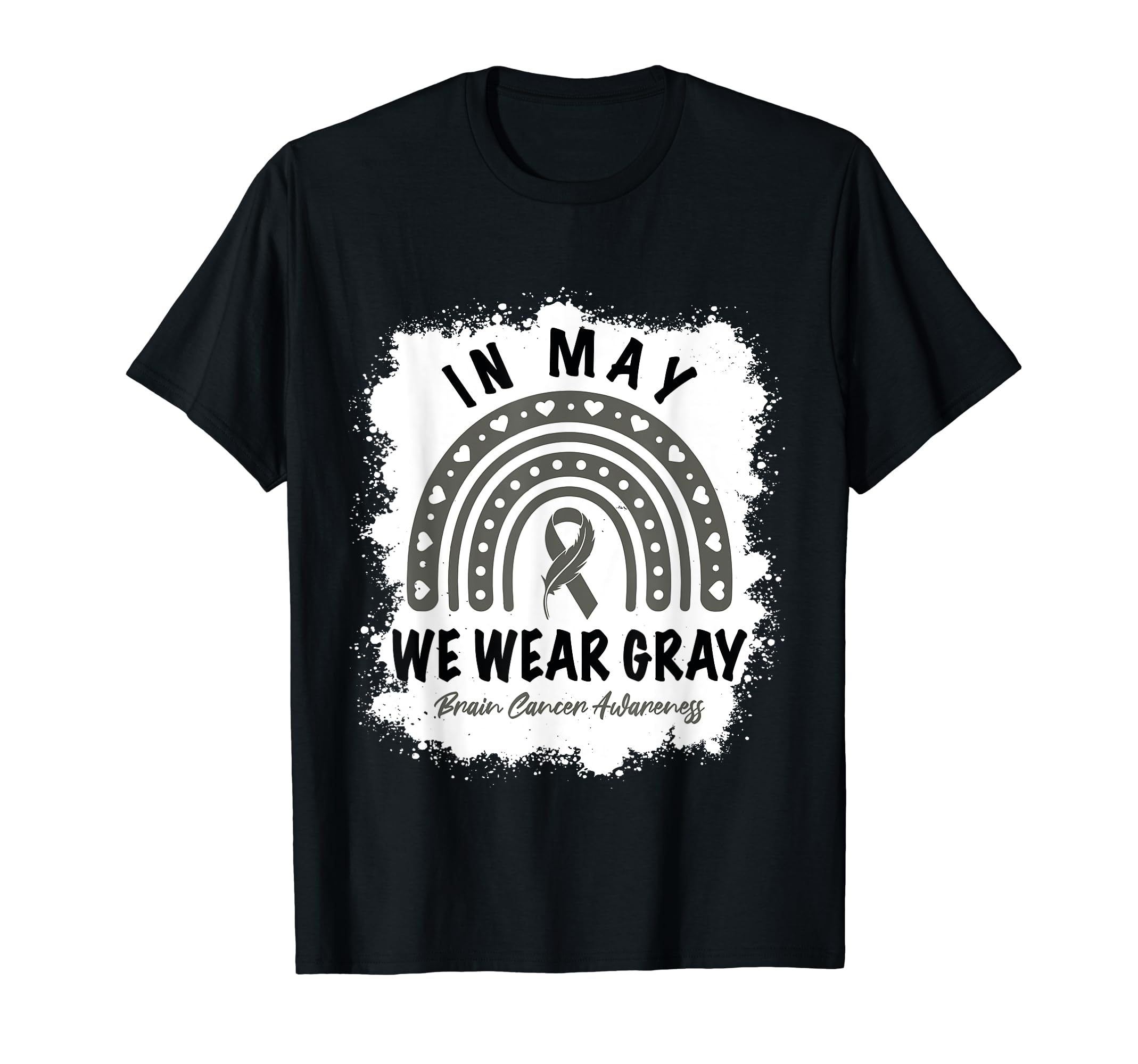 May We Wear Gray Brain Cancer T-Shirt - Aesthetic Graphic for Adults - T-Shirt, Sweatshirt, Hoodie