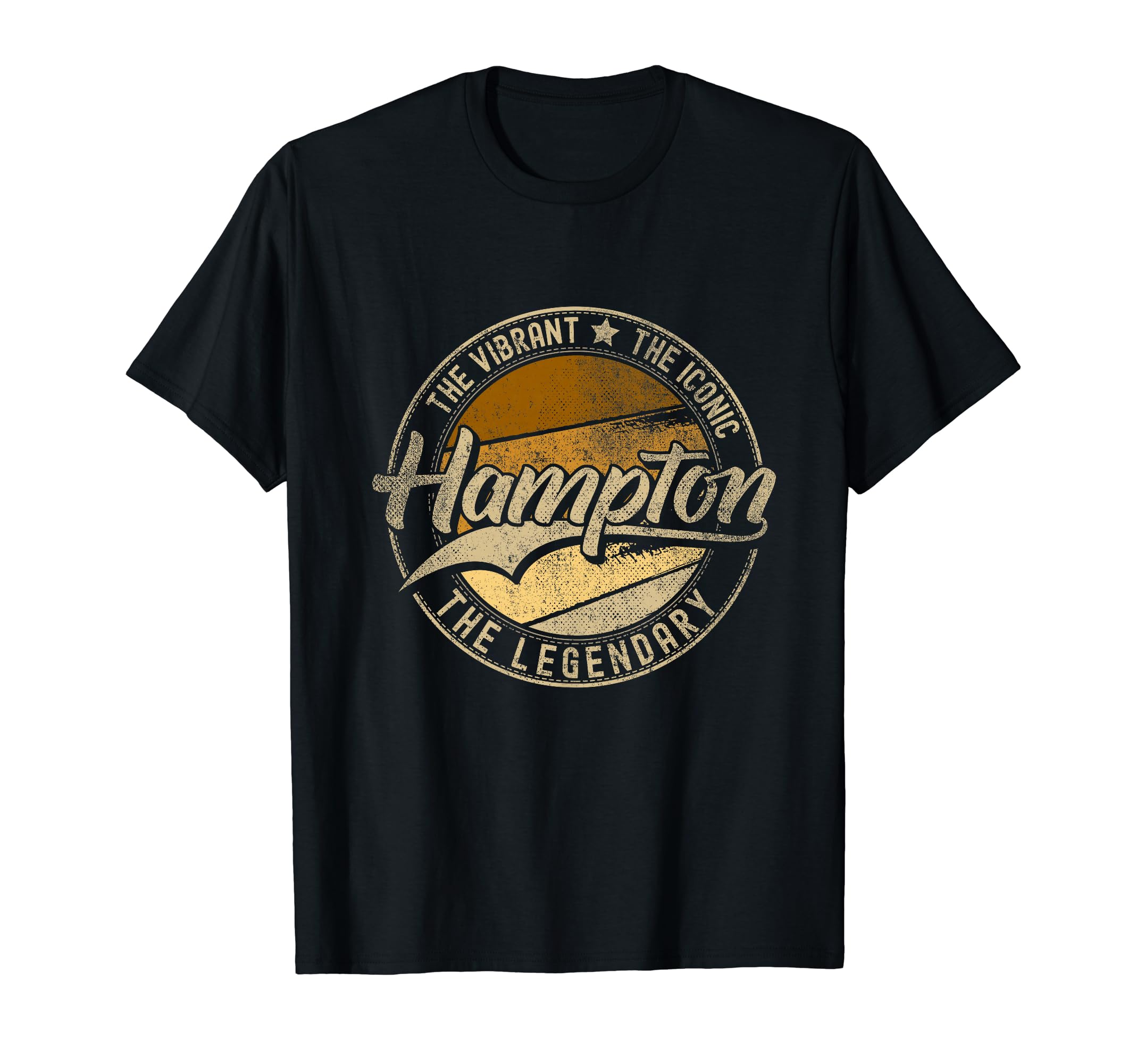 Hampton Va Virginia Distressed T-Shirt - Unique Graphic for Adults - T-Shirt, Sweatshirt, Hoodie