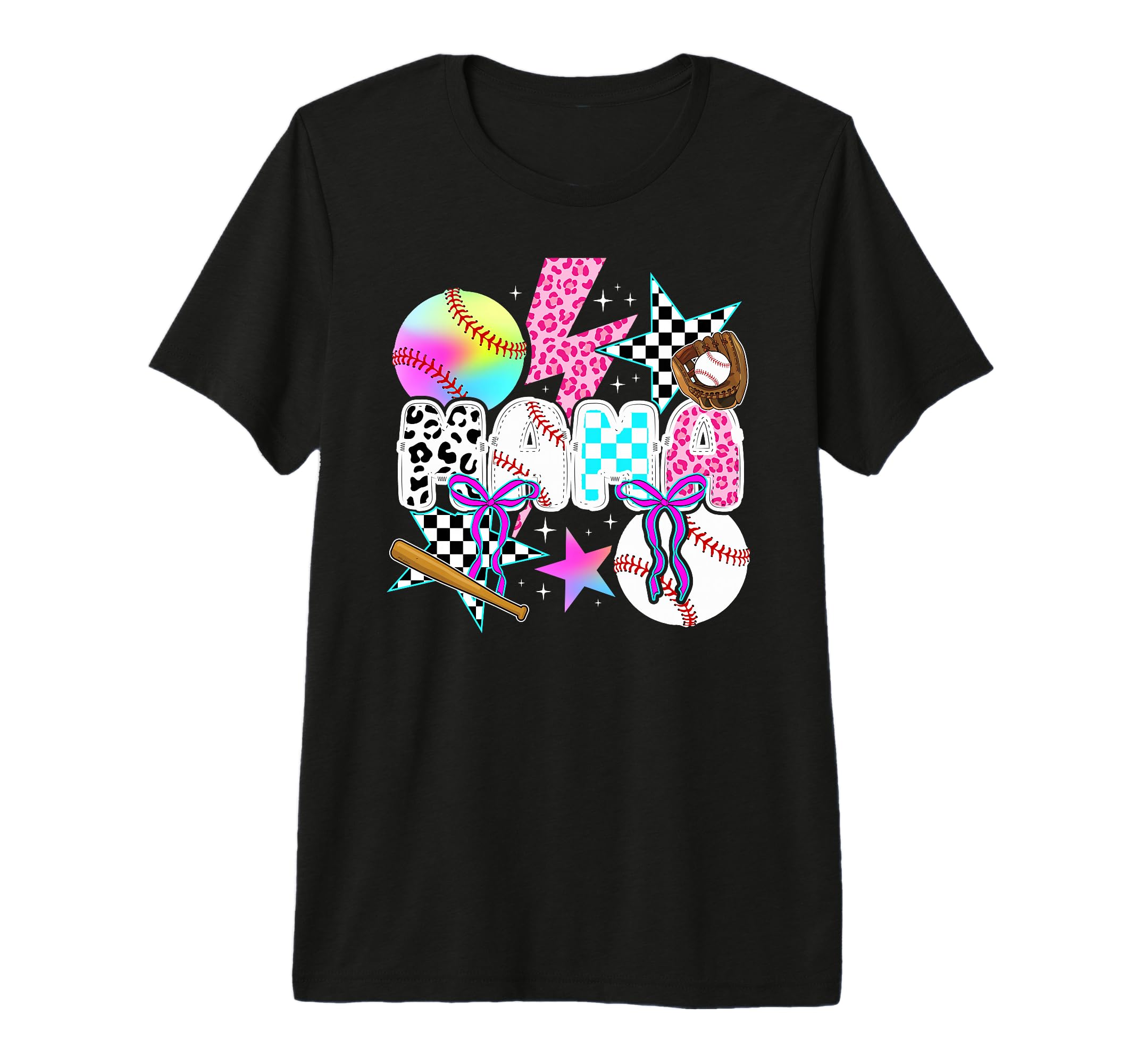 Baseball Mama Preppy Baseball Mom T-Shirt - Casual Everyday Wear Unisex - T-Shirt, Sweatshirt, Hoodie