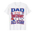 Dad All Star Birthday Baseball T-Shirt - Custom Art Print Men Women - T-Shirt, Sweatshirt, Hoodie