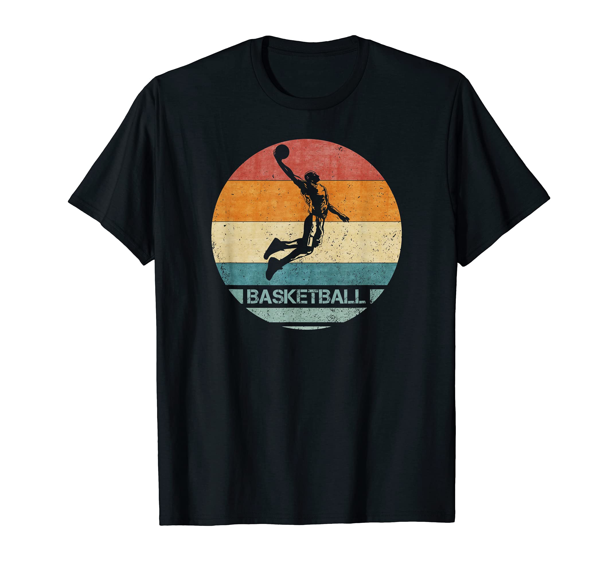 Basketball Player Team Silhouette Sunset T-Shirt - Graphic Print Men Women - T-Shirt, Sweatshirt, Hoodie