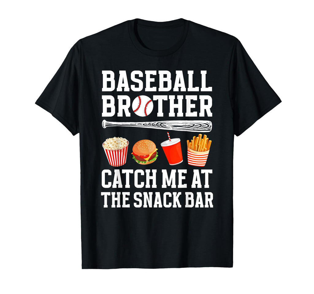 Baseball Brother Snack Bar Brother T-Shirt - Minimalist Print for Adults - T-Shirt, Sweatshirt, Hoodie