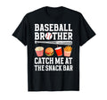 Baseball Brother Snack Bar Brother T-Shirt - Minimalist Print for Adults - T-Shirt, Sweatshirt, Hoodie