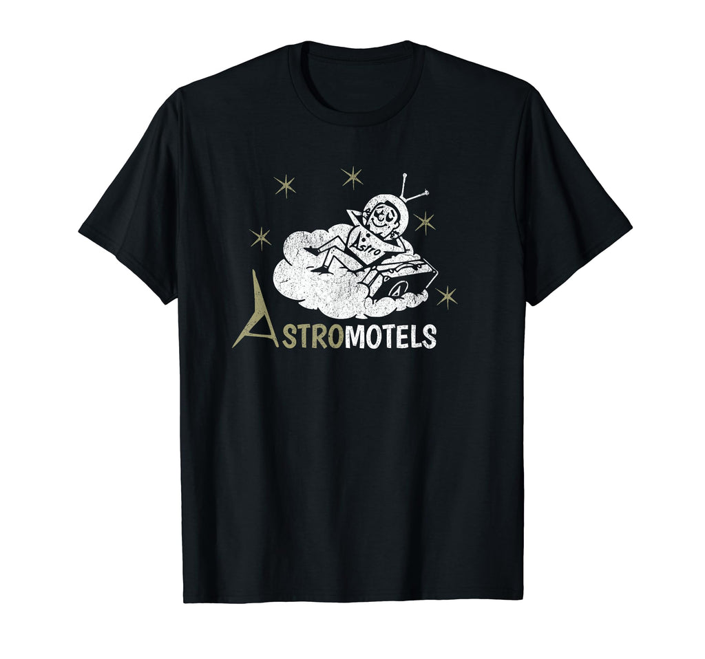 Hotel Matchbook Astro Motels 50S Spaceman T-Shirt - Graphic Print Men Women - T-Shirt, Sweatshirt, Hoodie