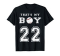 Thats My Baseball 22 Jersey Number Mom T-Shirt - Fun Novelty Design Unisex - T-Shirt, Sweatshirt, Hoodie