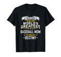 Baseball Mom Worlds Greatest T-Shirt - Custom Art Print for Adults - T-Shirt, Sweatshirt, Hoodie