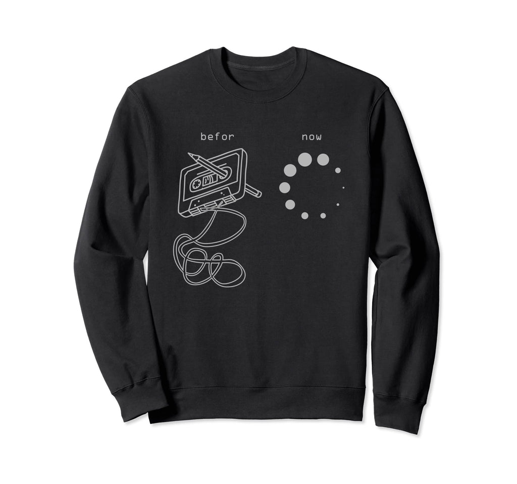 Audio Cassette Tape Funny Sweatshirt - Streetwear Style Unisex - T-Shirt, Sweatshirt, Hoodie