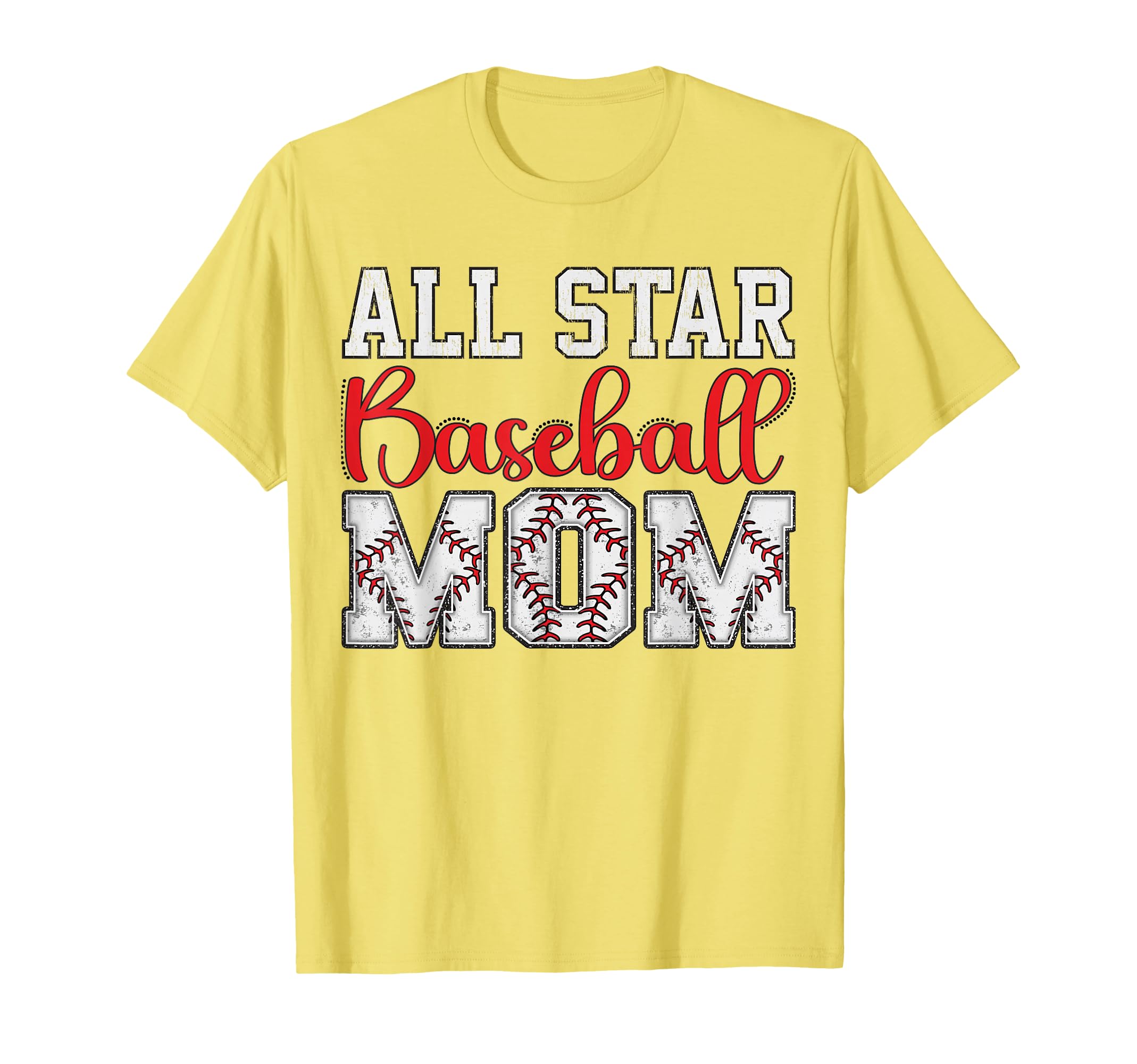 All Star Baseball Mom T-Shirt - Aesthetic Graphic Men Women - T-Shirt, Sweatshirt, Hoodie