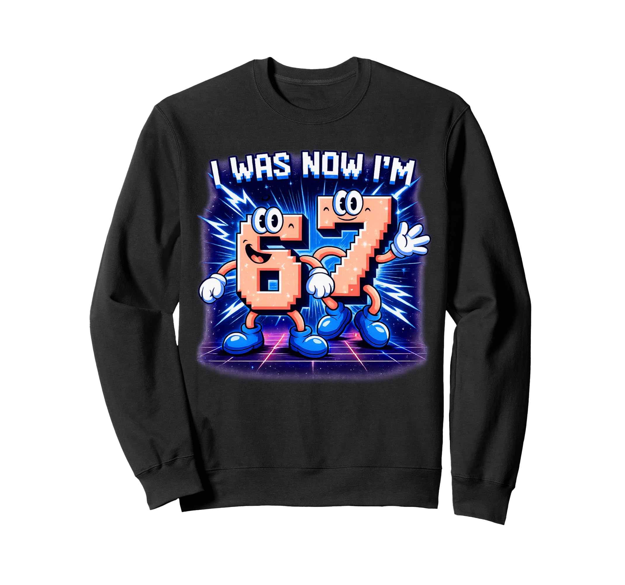 Level 67 Unlocked Funny Gaming Sweatshirt - Aesthetic Graphic Men Women - T-Shirt, Sweatshirt, Hoodie