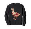 Country Patchwork Duck Floral Sweatshirt - Fun Novelty Design for Adults - T-Shirt, Sweatshirt, Hoodie