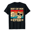Best Cat Mom Ever Funny Kitten Lover T-Shirt - Custom Art Print Men Women - T-Shirt, Sweatshirt, Hoodie