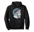 80S 90S Vaporwave Aesthetic Roman Head Hoodie - Custom Art Print Unisex - T-Shirt, Sweatshirt, Hoodie