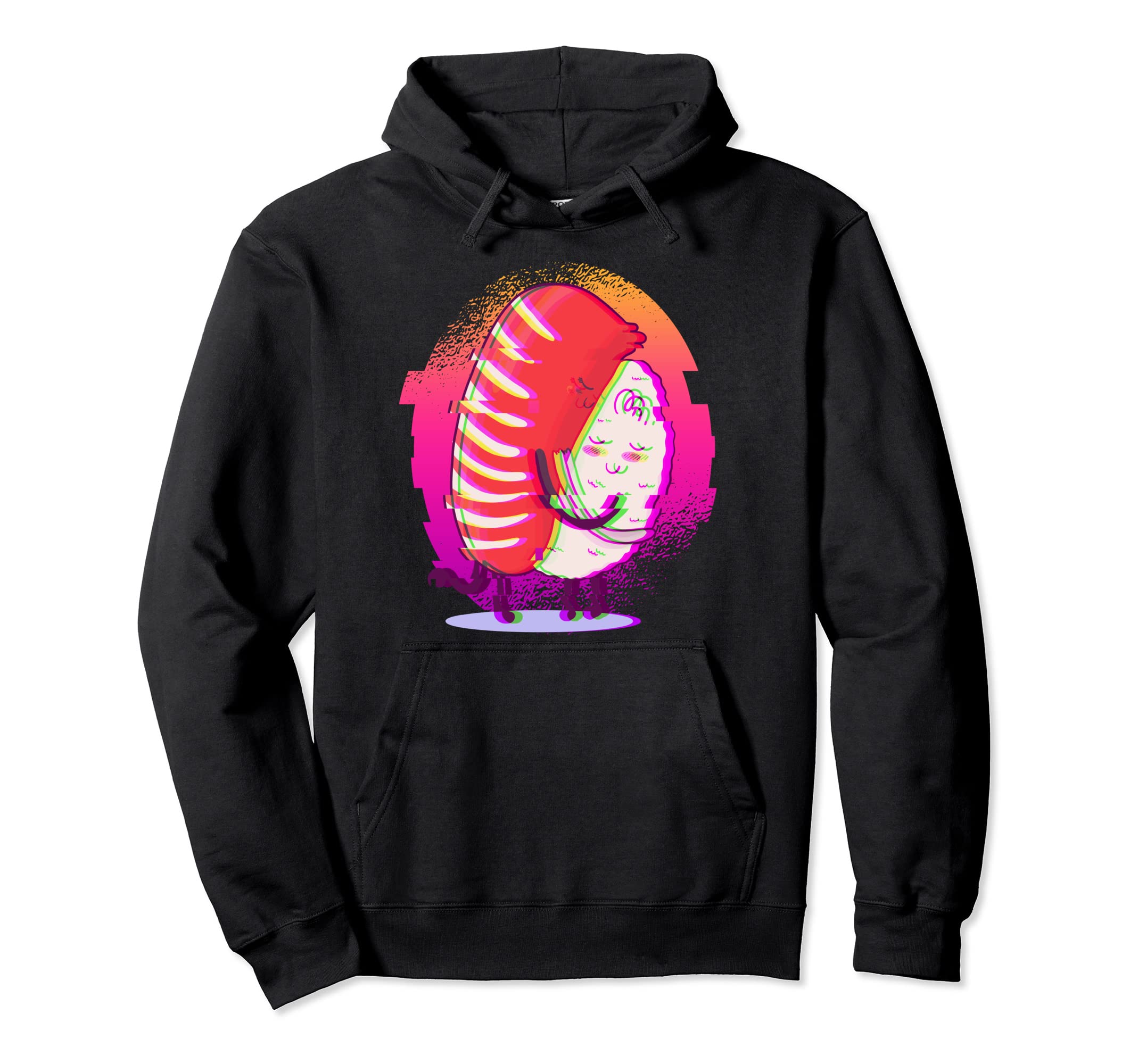 Sushi Hug Japanese Food Japan Aesthetic Hoodie - Fun Novelty Design Unisex - T-Shirt, Sweatshirt, Hoodie