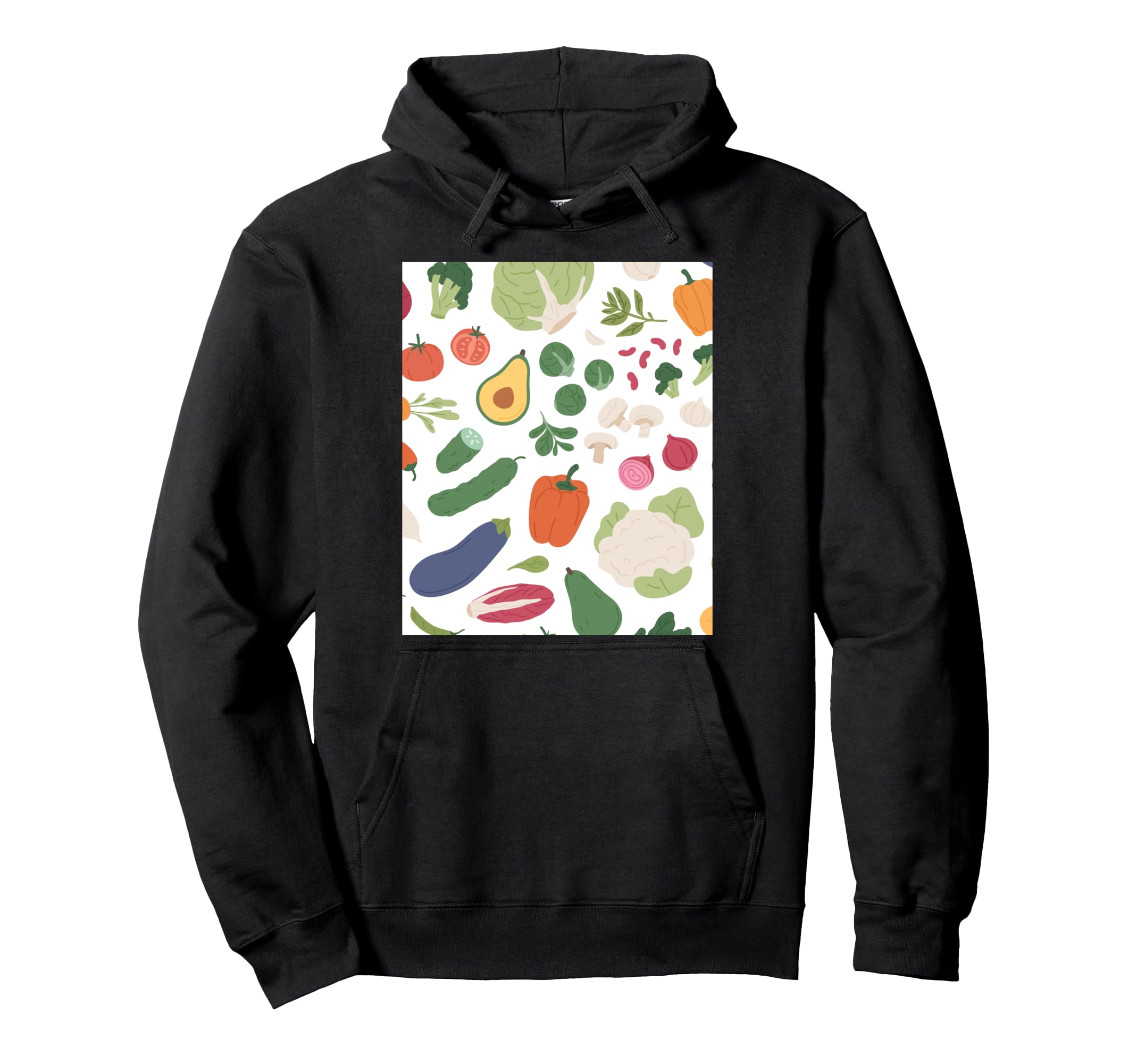 Vegetable Farm Market Collage Summer Hoodie - Trendy Graphic Unisex - T-Shirt, Sweatshirt, Hoodie