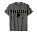 Arkansas Est 1836 Usa America Souvenir T-Shirt - Novelty Apparel for Adults - T-Shirt, Sweatshirt, Hoodie