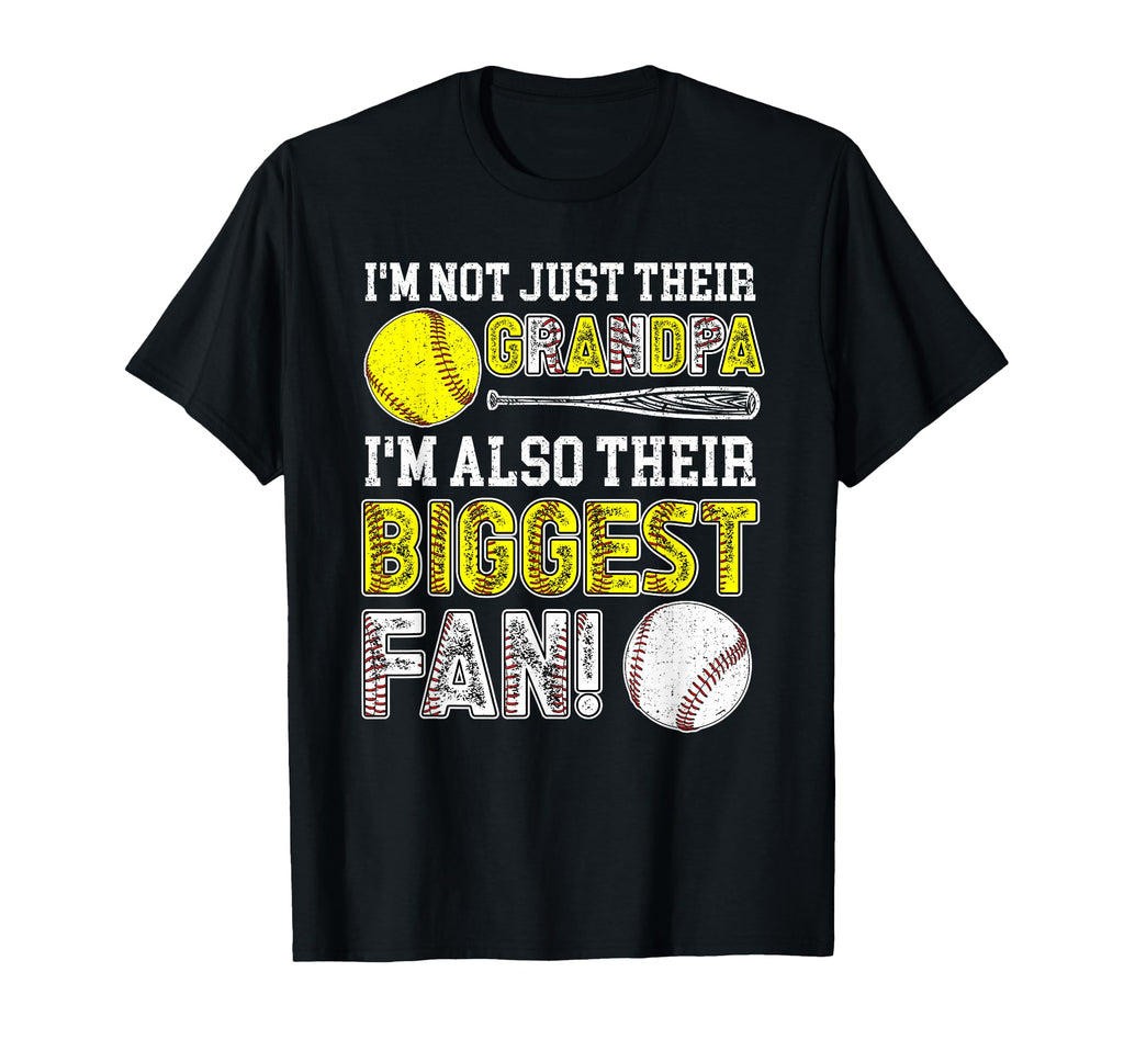 Their Biggest Fan Baseball Softball T-Shirt - Minimalist Print Unisex - T-Shirt, Sweatshirt, Hoodie