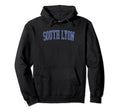 South Lyon Mi Distressed Blue Varsity Hoodie - Unique Graphic Unisex - T-Shirt, Sweatshirt, Hoodie
