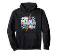 Baseball Mama Preppy Baseball Mom Hoodie - Casual Everyday Wear Unisex - T-Shirt, Sweatshirt, Hoodie