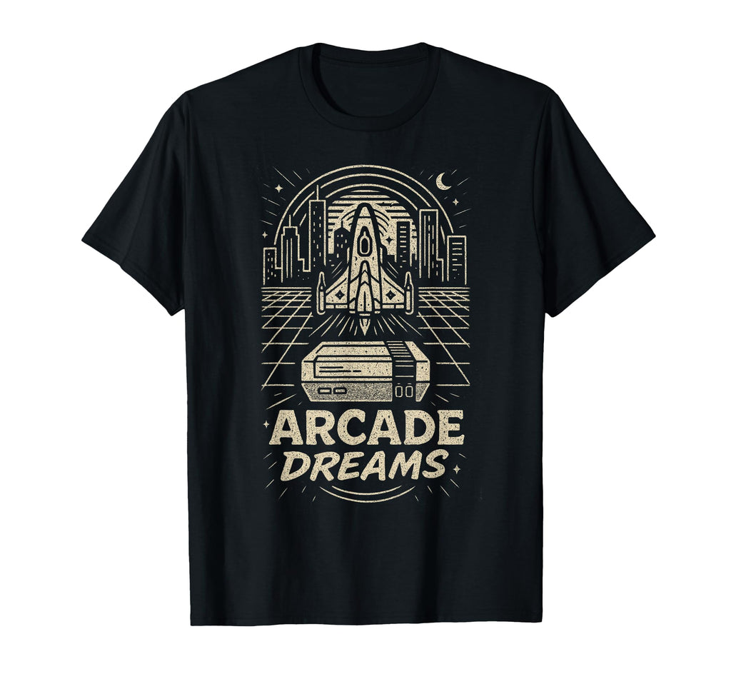 Arcade Gamer 80S Gaming Video Game Fans T-Shirt - Fun Novelty Design Unisex - T-Shirt, Sweatshirt, Hoodie