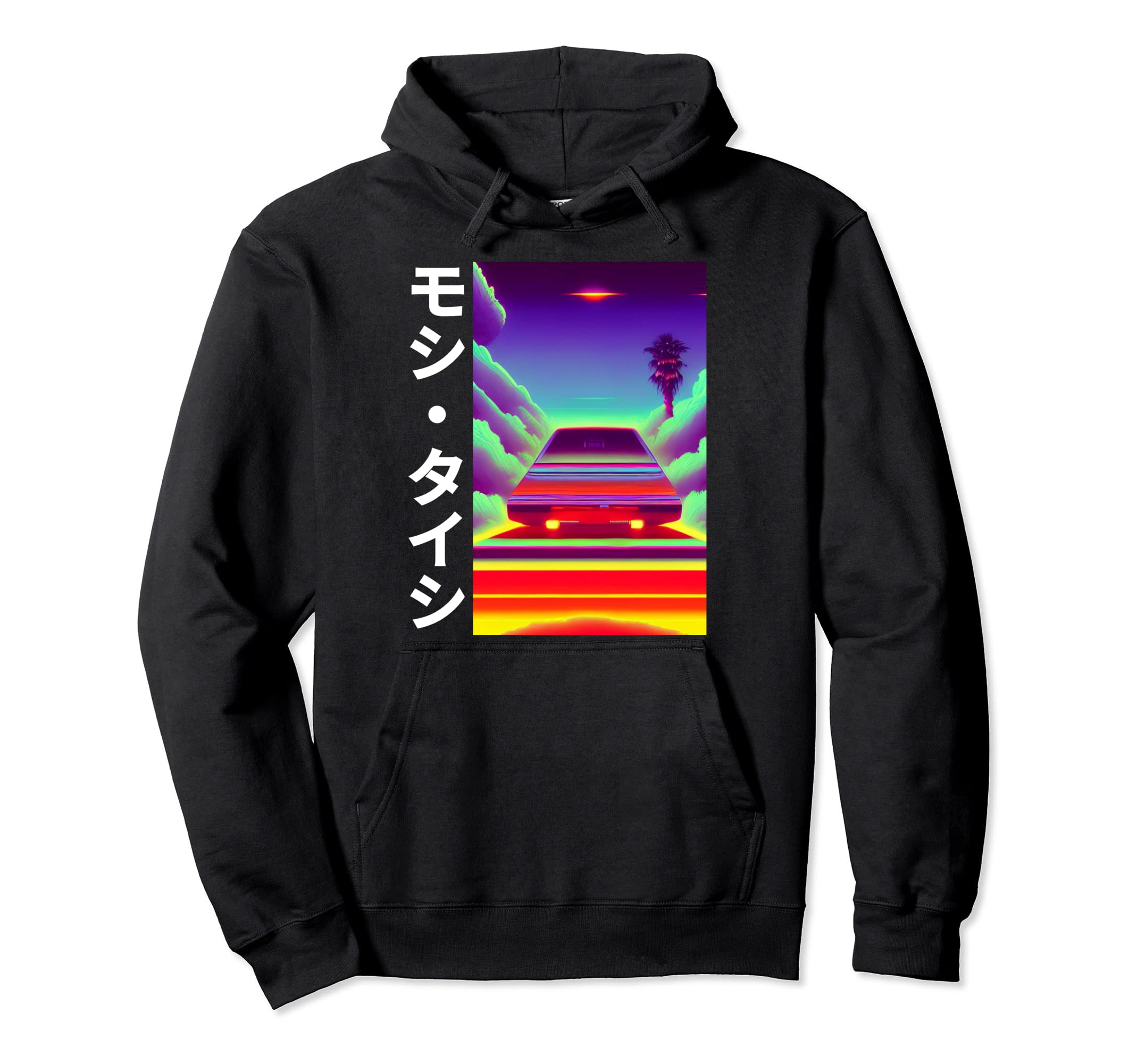 90S Synthwave Japanese Vaporwave Art Hoodie - Minimalist Print Men Women - T-Shirt, Sweatshirt, Hoodie