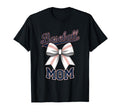 Baseball Mom Coquette Bow T-Shirt - Unique Graphic Unisex - T-Shirt, Sweatshirt, Hoodie