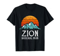 Zion National Park Sunset 70S 80S T-Shirt - Graphic Print Unisex - T-Shirt, Sweatshirt, Hoodie