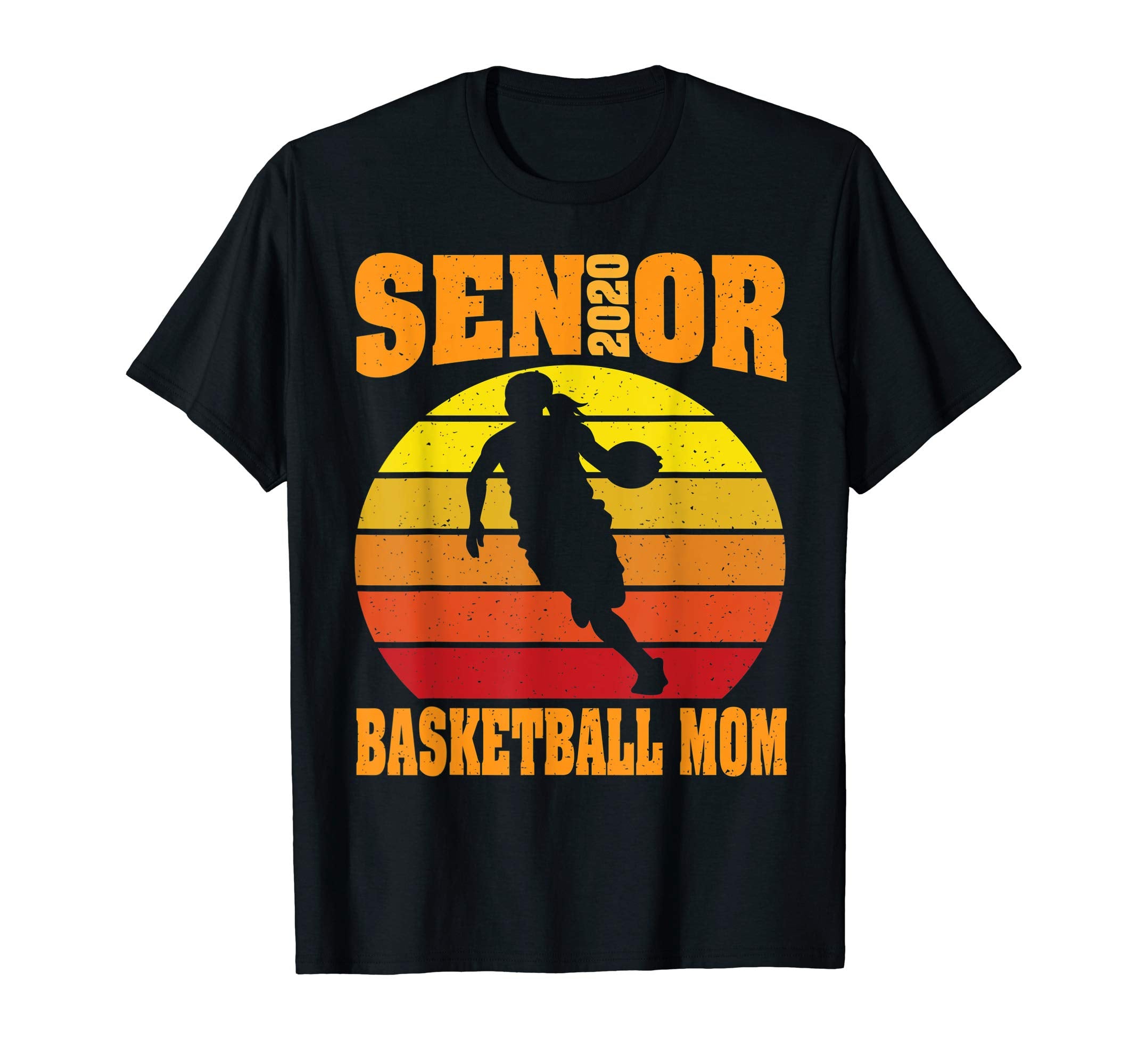 Senior Basketball Mom Daughter Sunset T-Shirt - Unique Graphic Unisex - T-Shirt, Sweatshirt, Hoodie