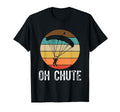 Funny Skydiving Oh Chute Sunset T-Shirt - Aesthetic Graphic Unisex - T-Shirt, Sweatshirt, Hoodie