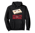 Analog Music Love Cassette Tape Hoodie - Novelty Apparel Unisex - T-Shirt, Sweatshirt, Hoodie