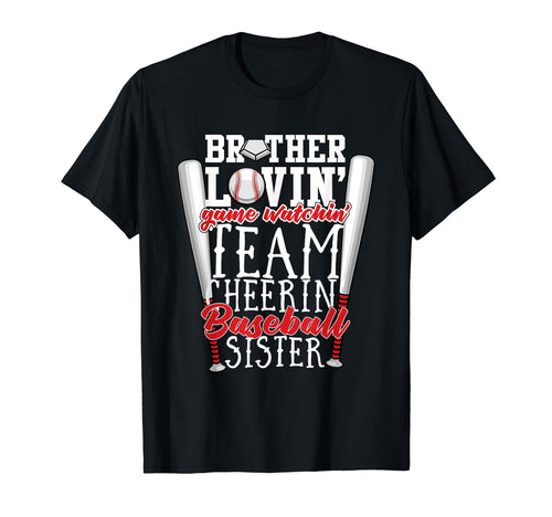 1 Baseball Sister Brother Loving T-Shirt - Custom Art Print Men Women - T-Shirt, Sweatshirt, Hoodie