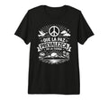 Que La Paz Prevalezca Spanish Peace Sign T-Shirt - Graphic Print Unisex - T-Shirt, Sweatshirt, Hoodie