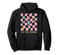 Boho Trees Bow Ribbons Checkered Hoodie - Trendy Graphic for Adults - T-Shirt, Sweatshirt, Hoodie